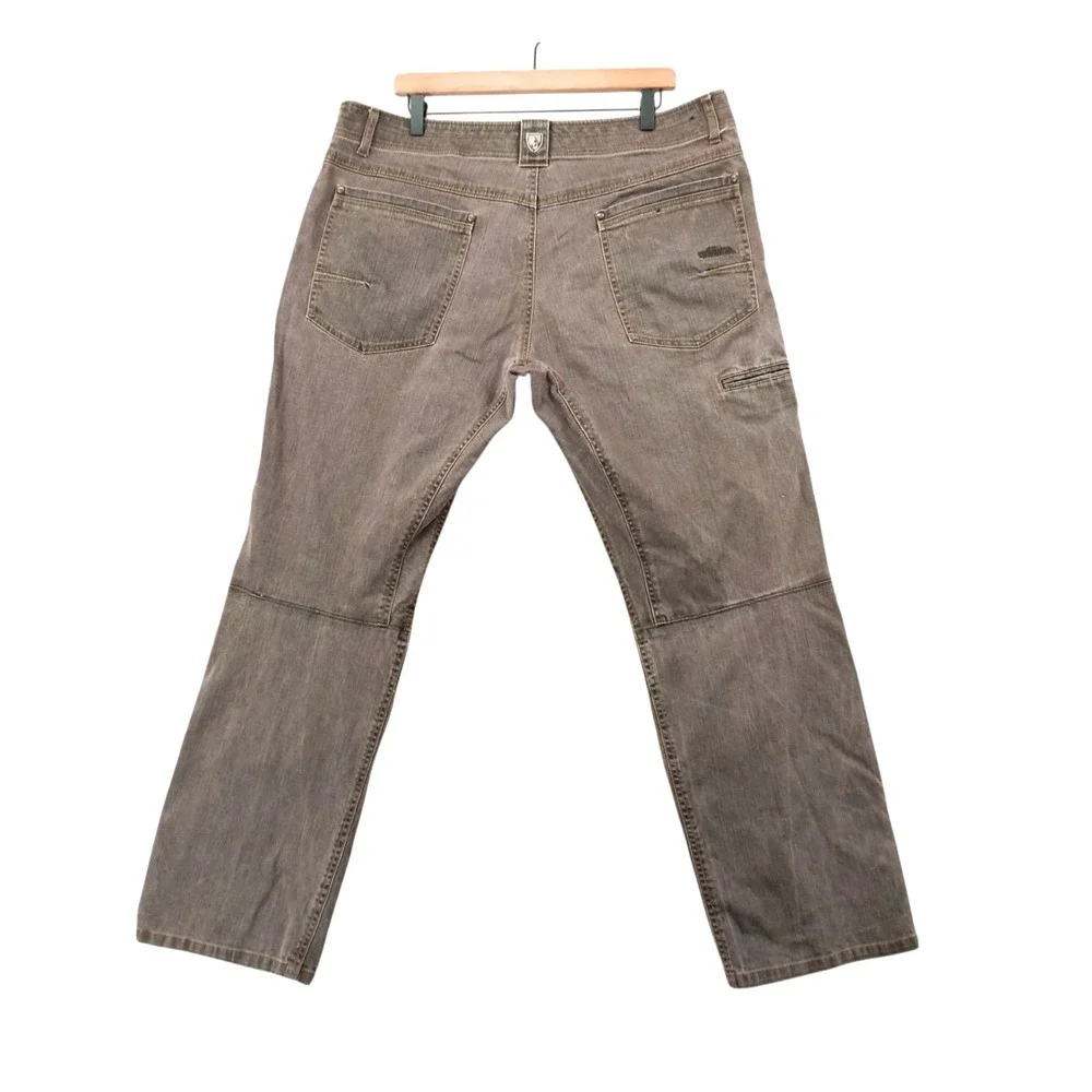 Kuhl Jeans Mens 38x31 Riot Articulated Knees Patina Dye Denim Pants Tag 38x32‎